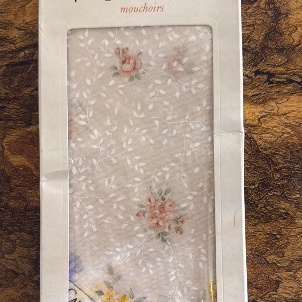Yves Saint Laurent Floral Handkerchief NIB - Picture 3 of 4